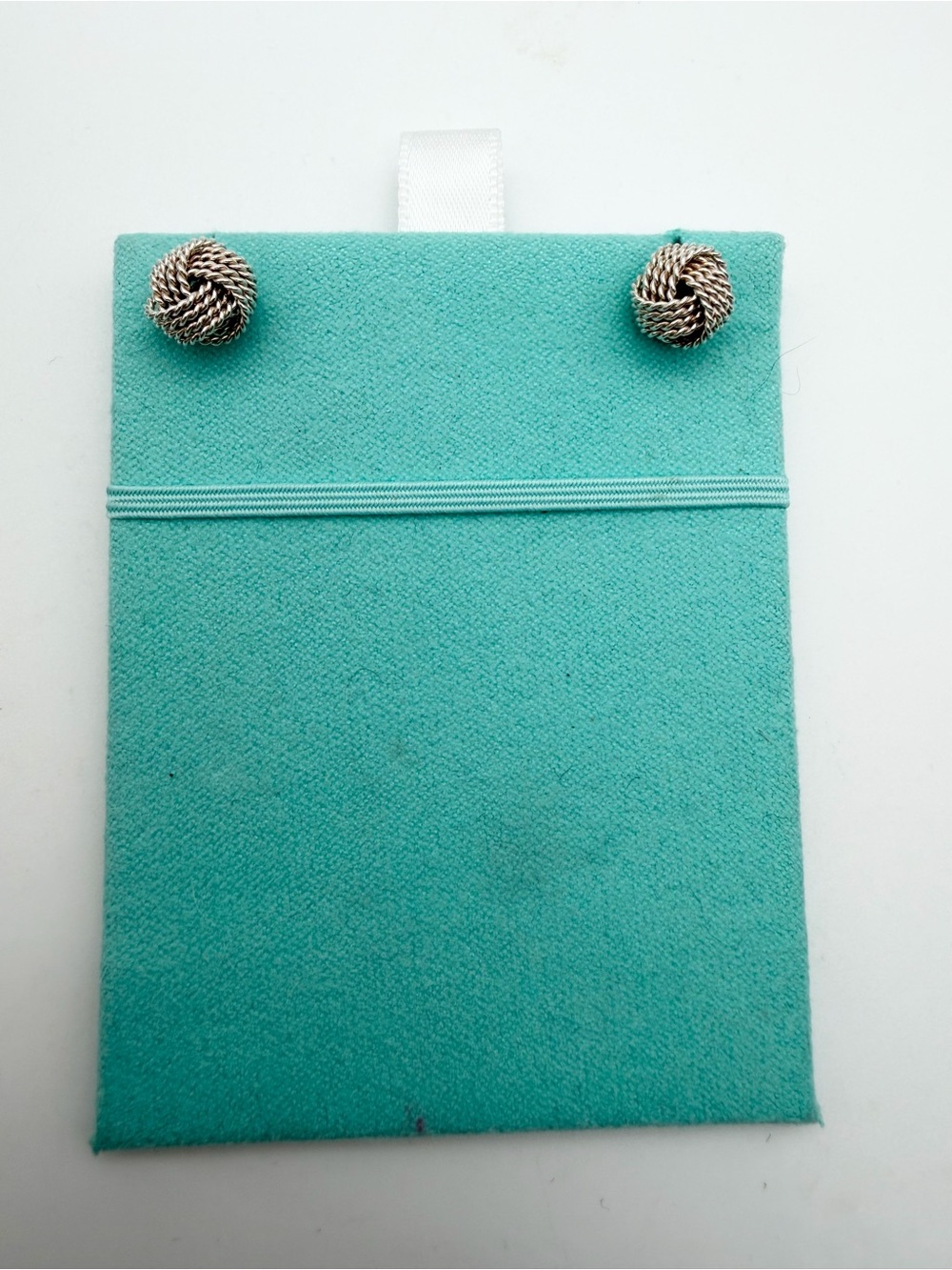 Tiffany & Co. knot studs sterling silver
